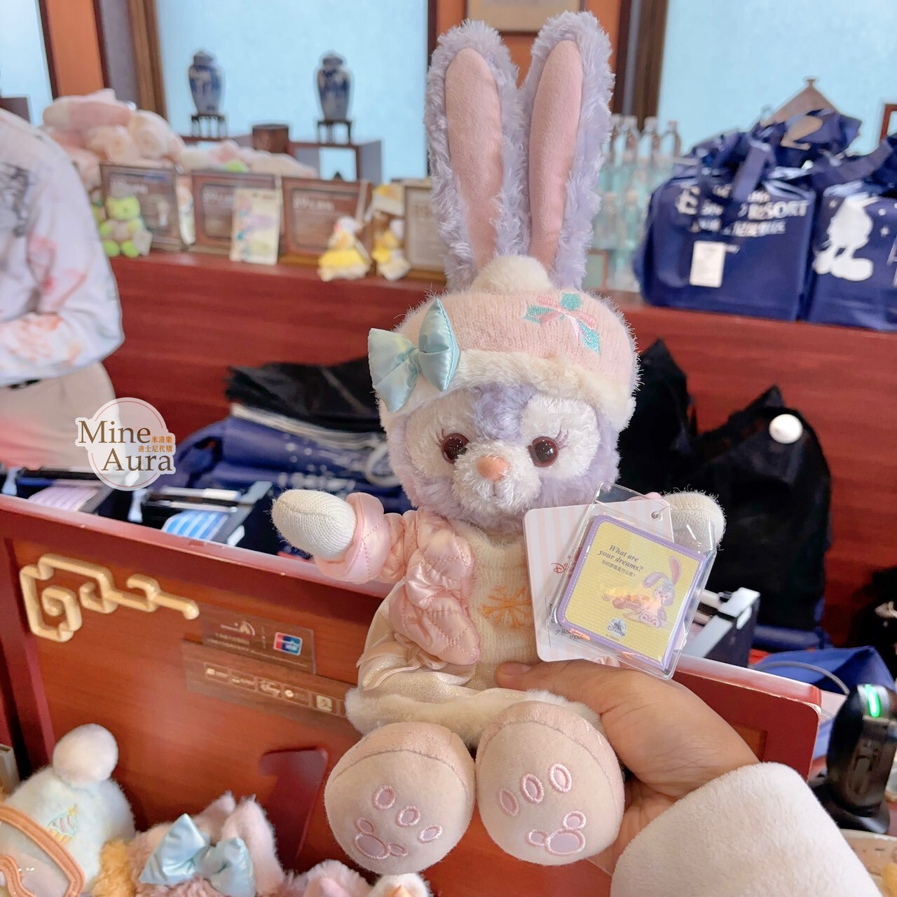 達菲 Duffy 與好友們 冰雪伙伴系列 史黛拉露 星黛露 StellaLou SS號 娃娃 玩偶 -上海迪士尼樂園