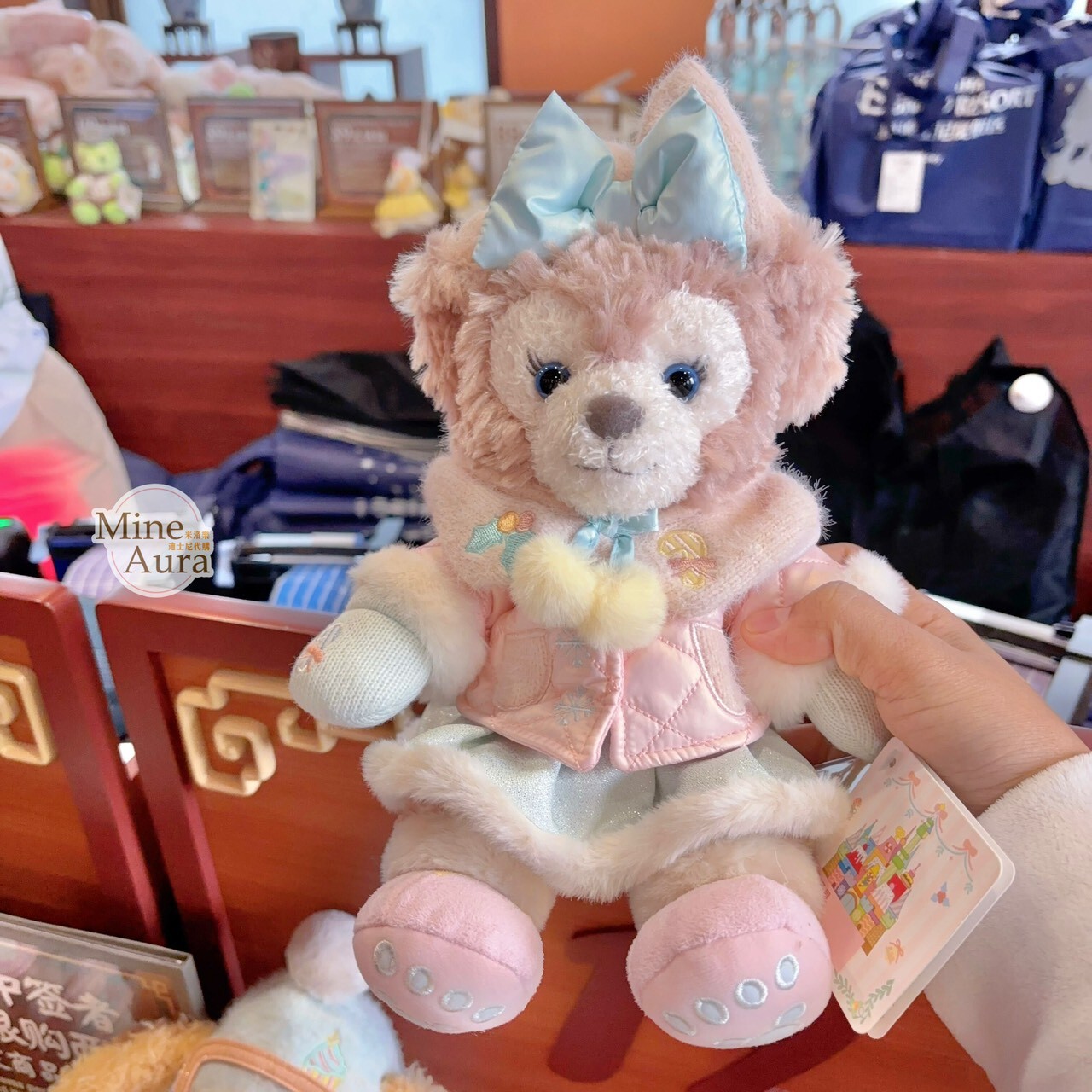 達菲 Duffy 與好友們 冰雪伙伴系列 雪莉玫 ShellieMay SS號 娃娃 玩偶 -上海迪士尼樂園