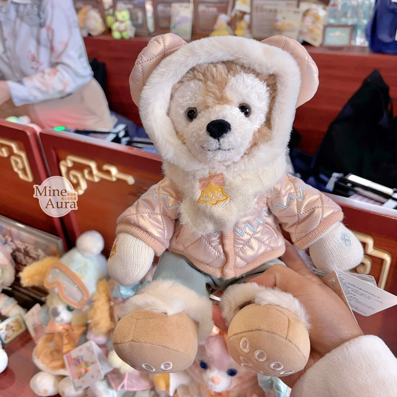 達菲 Duffy 與好友們 冰雪伙伴系列 達菲 Duffy SS號 娃娃 玩偶 -上海迪士尼樂園