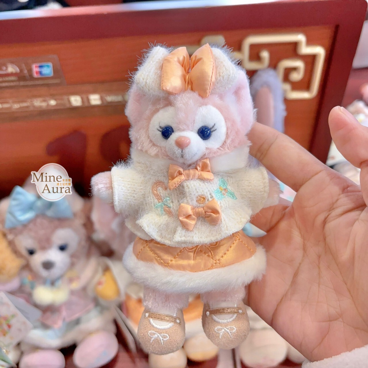 達菲 Duffy 與好友們 冰雪伙伴系列 玲娜貝兒 LinaBell 鑰匙圈 吊飾 -上海迪士尼樂園