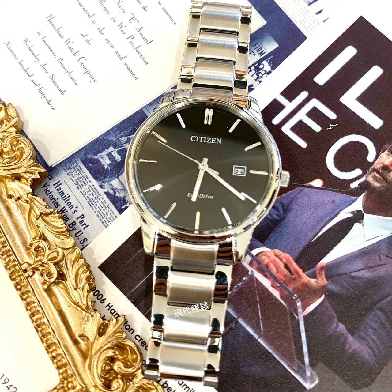 【CITIZEN 星辰】三針光動能BM6978-93E 40mm 現代鐘錶