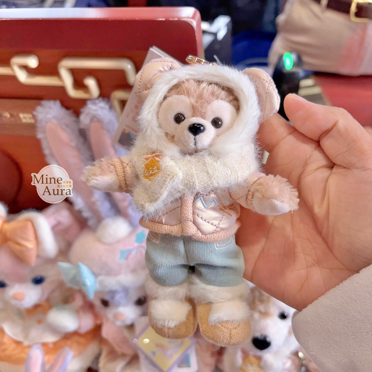 達菲 Duffy 與好友們 冰雪伙伴系列 達菲 Duffy 鑰匙圈 吊飾 -上海迪士尼樂園