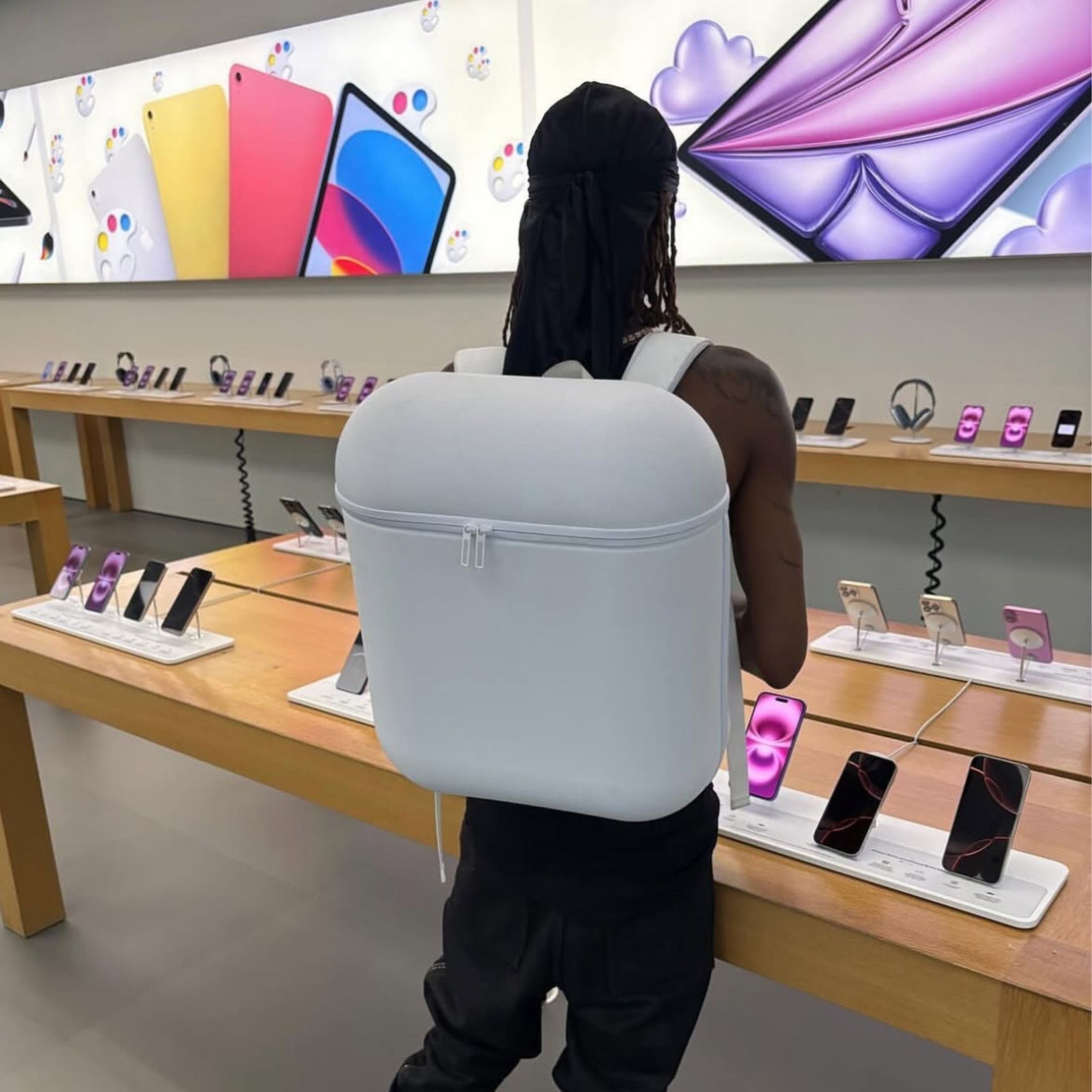 NICEDAY 代購 AirBag Airpods 後背包 耳機 造型 背包 正版 授權 包包