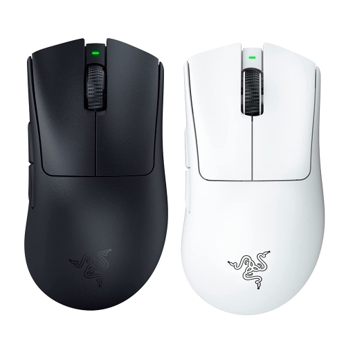 Razer DeathAdder V3 Pro 煉獄奎蛇雙模滑鼠(白)