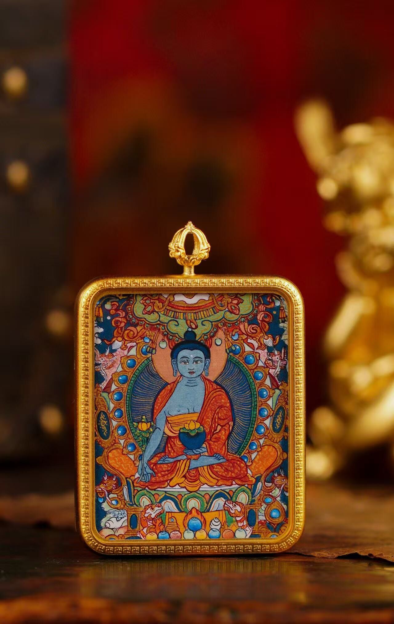 1111LS01-西藏-藥師佛唐卡 (B3)