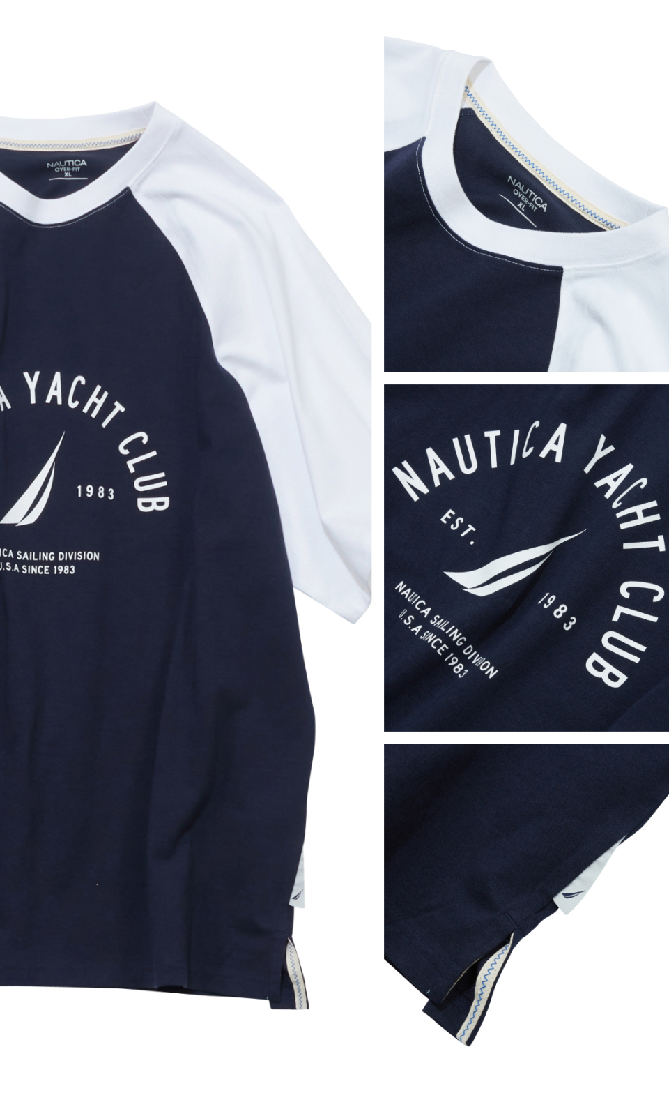 韓國 Nautica Yacht Club Raglan Tee [429]