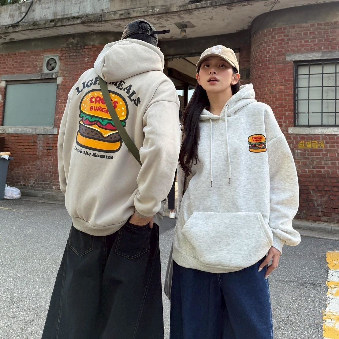 BURGER 漢堡印花帽T 98327