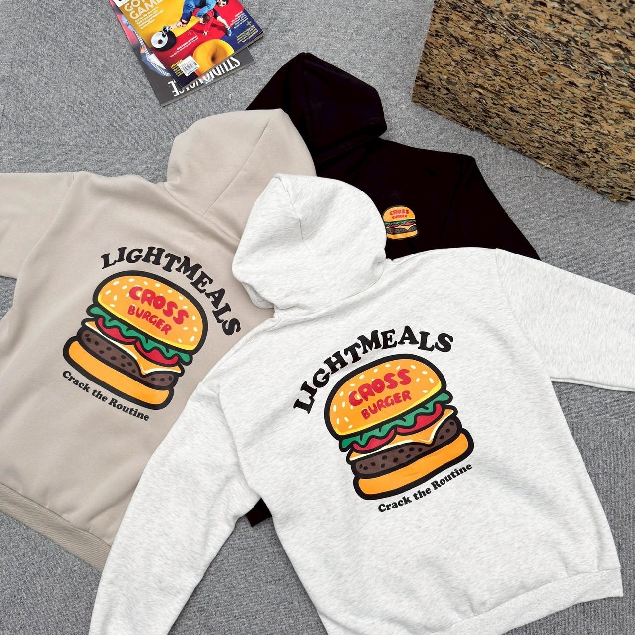 BURGER 漢堡印花帽T 98327