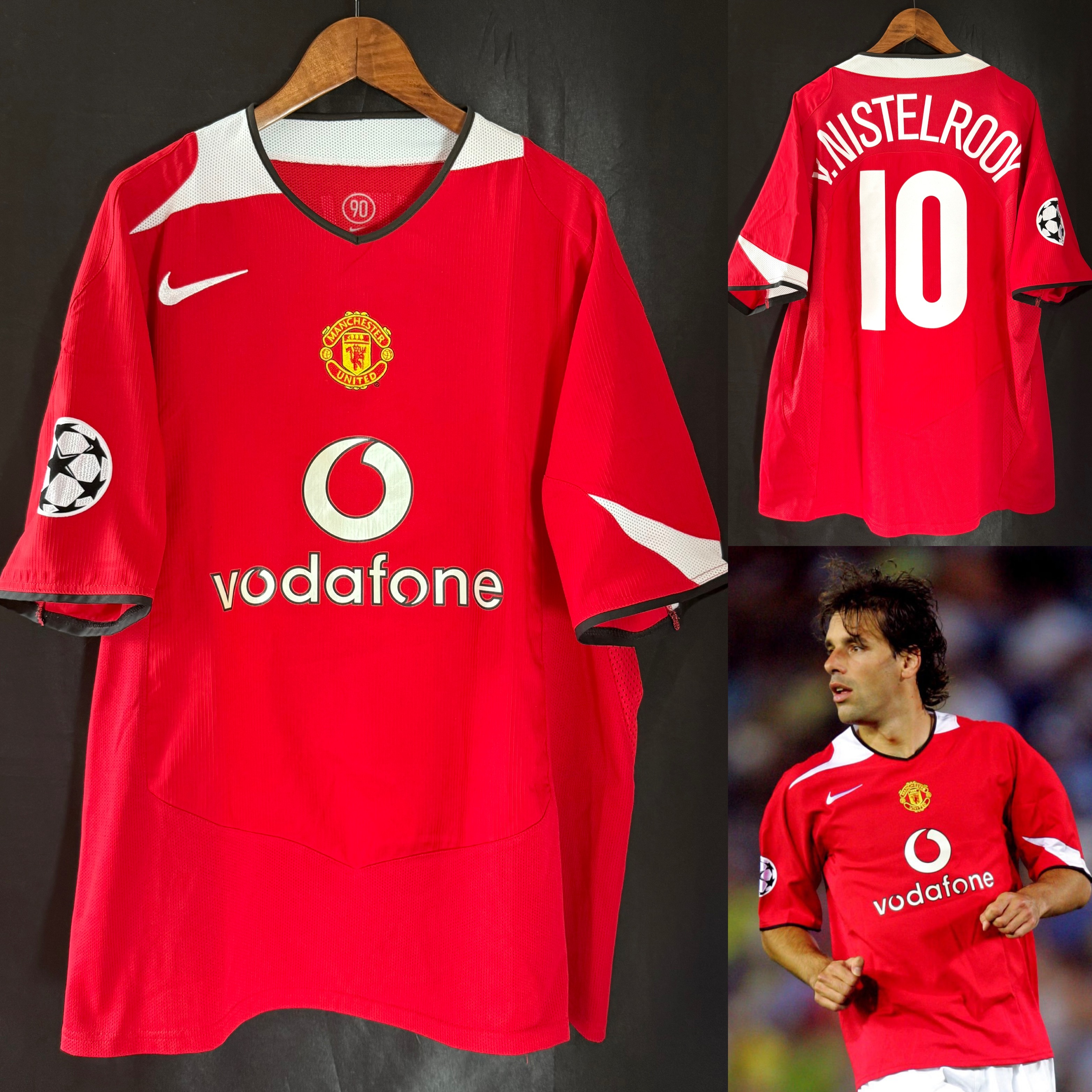 曼聯 2004-2006 Nike 主場球衣 #10 v NISTELROOY