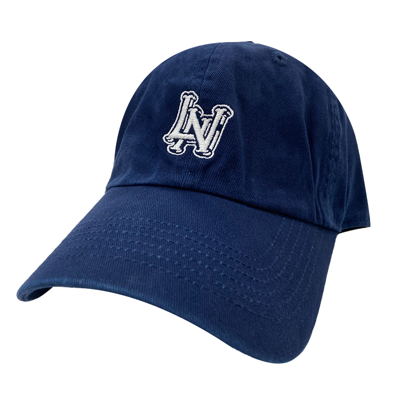 25-26 LN電繡老帽｜水洗藍