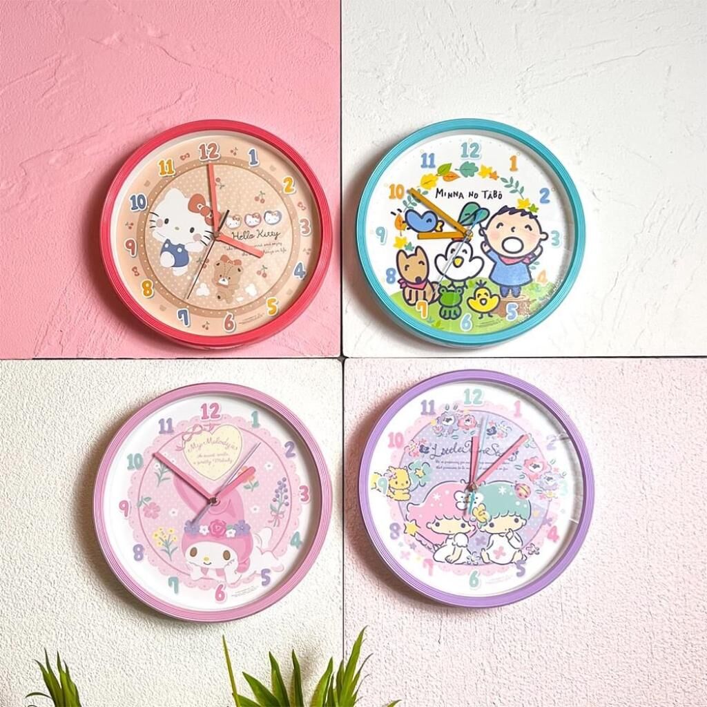 港版 Sanrio 靜音掛牆鐘
