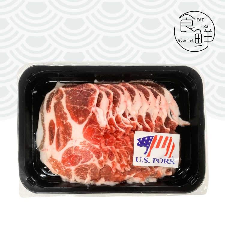 美國 豬梅花火鍋片 200克 (急凍 -18°C)