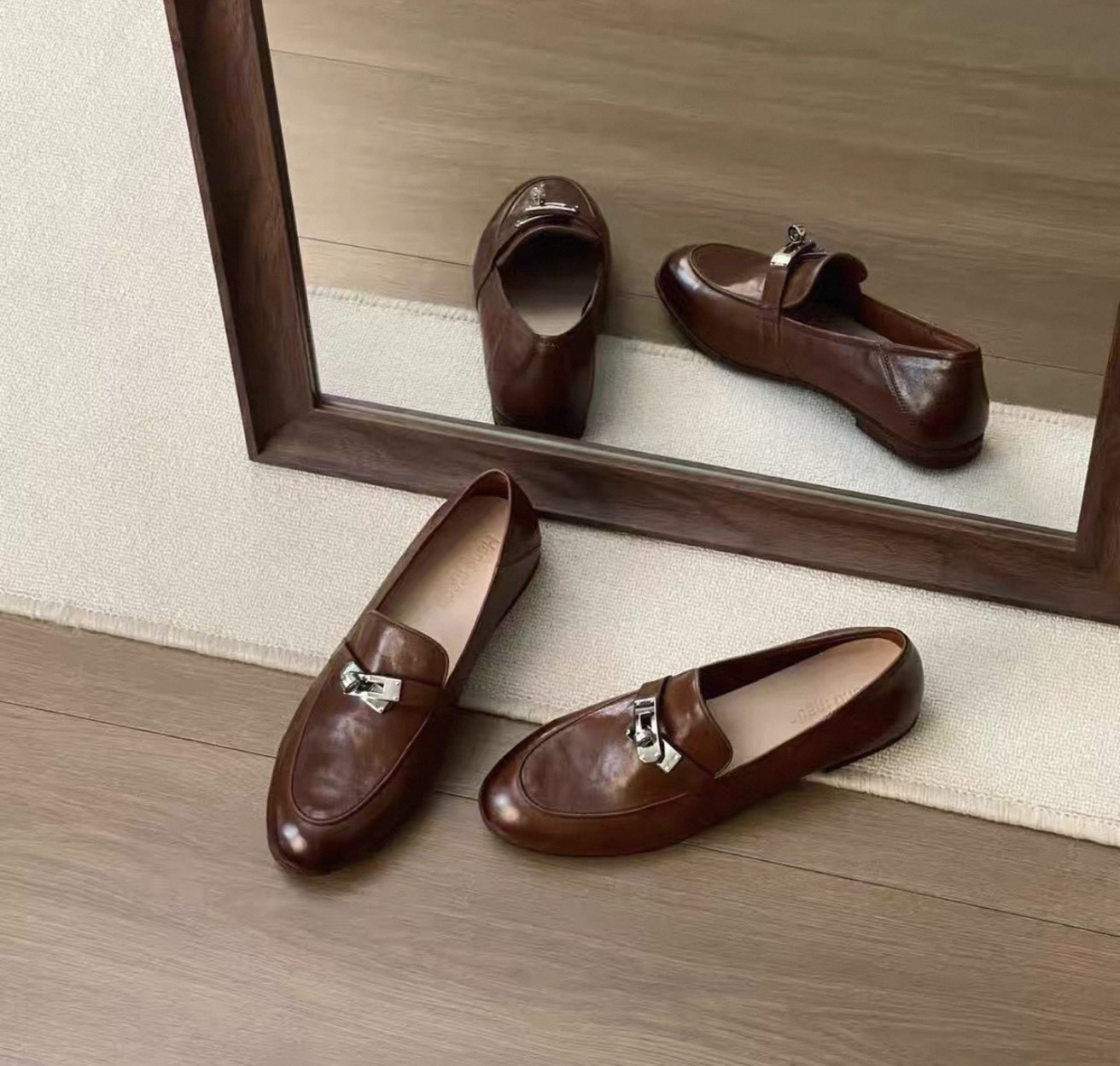 No.9166 真皮kelly樂福鞋