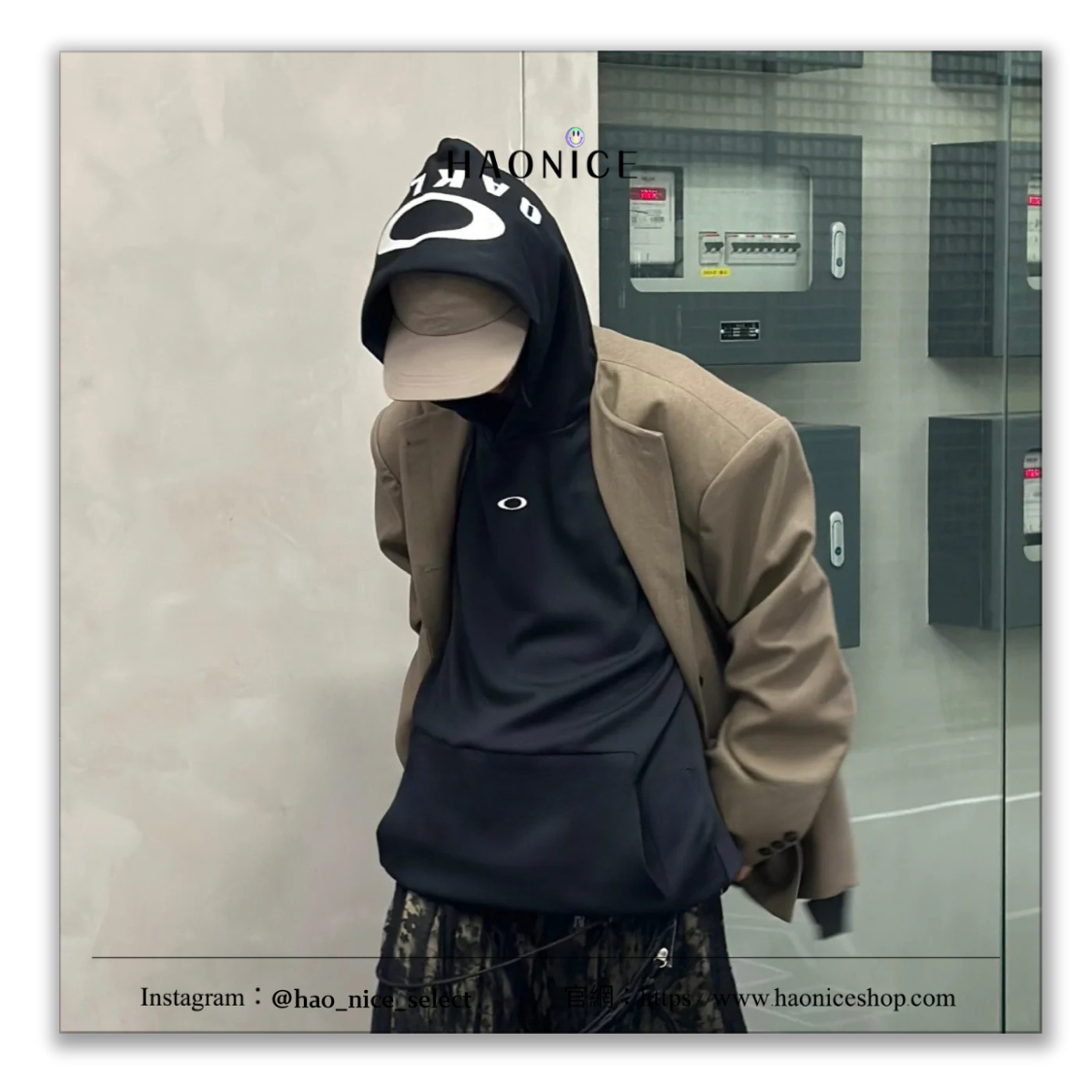 【HAO NICE】100%正品 Oakley🔥 美國潮牌🇺🇸 經典刺繡大logo 純色帽T 長T長袖