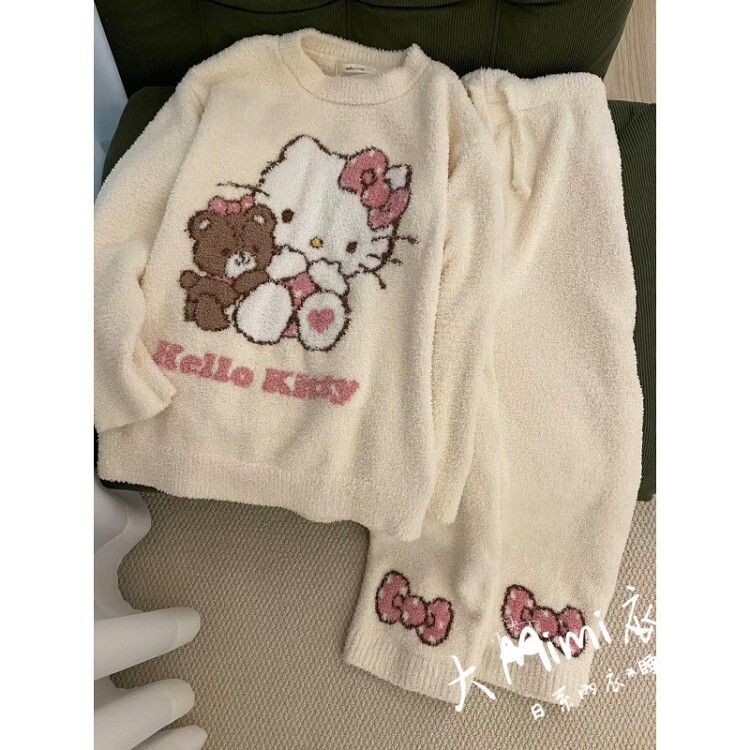 🔥暖呼呼系列-Kitty加厚款睡衣