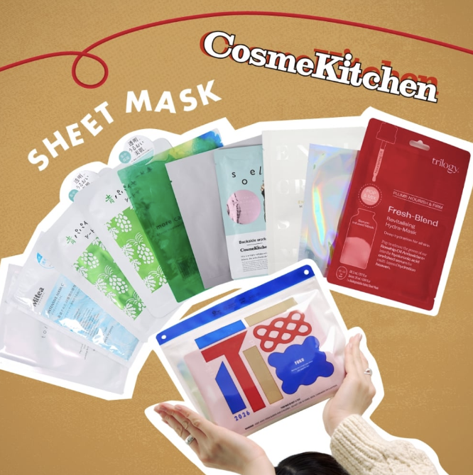 [限定] COSME KITCHEN Lucky Bag Sheet Mask 2026 福袋