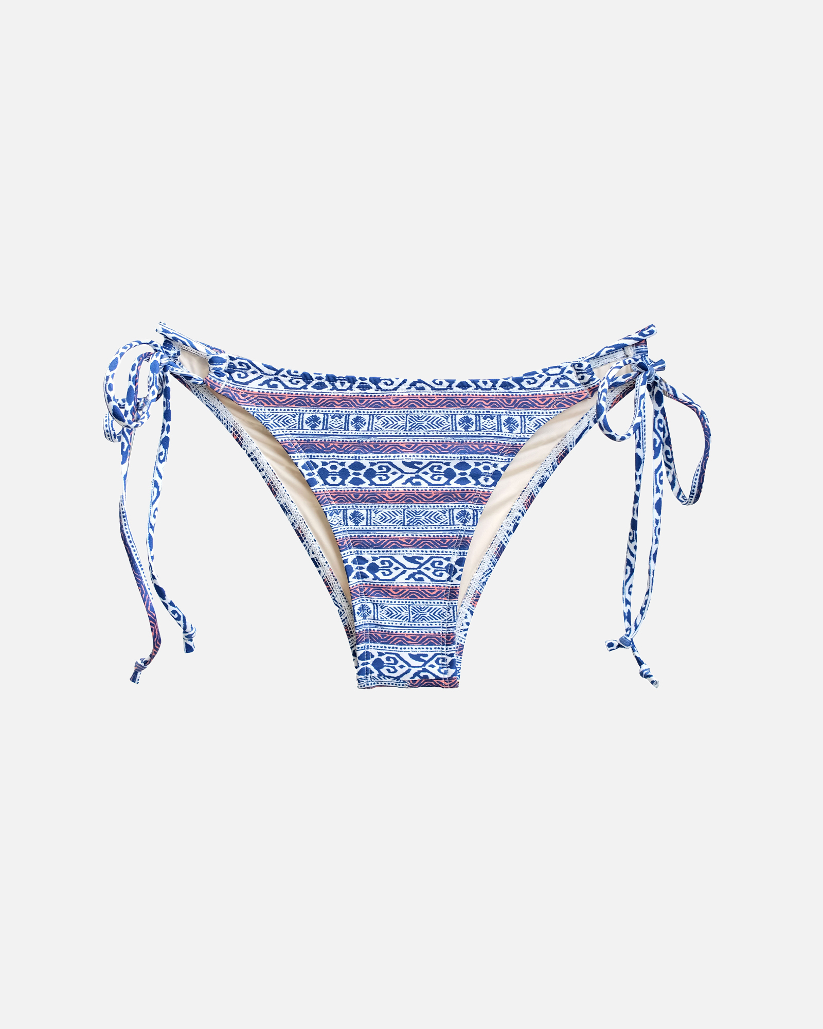 【N03藍橘圖騰】​M1t 甜挖臀綁帶泳褲​​​