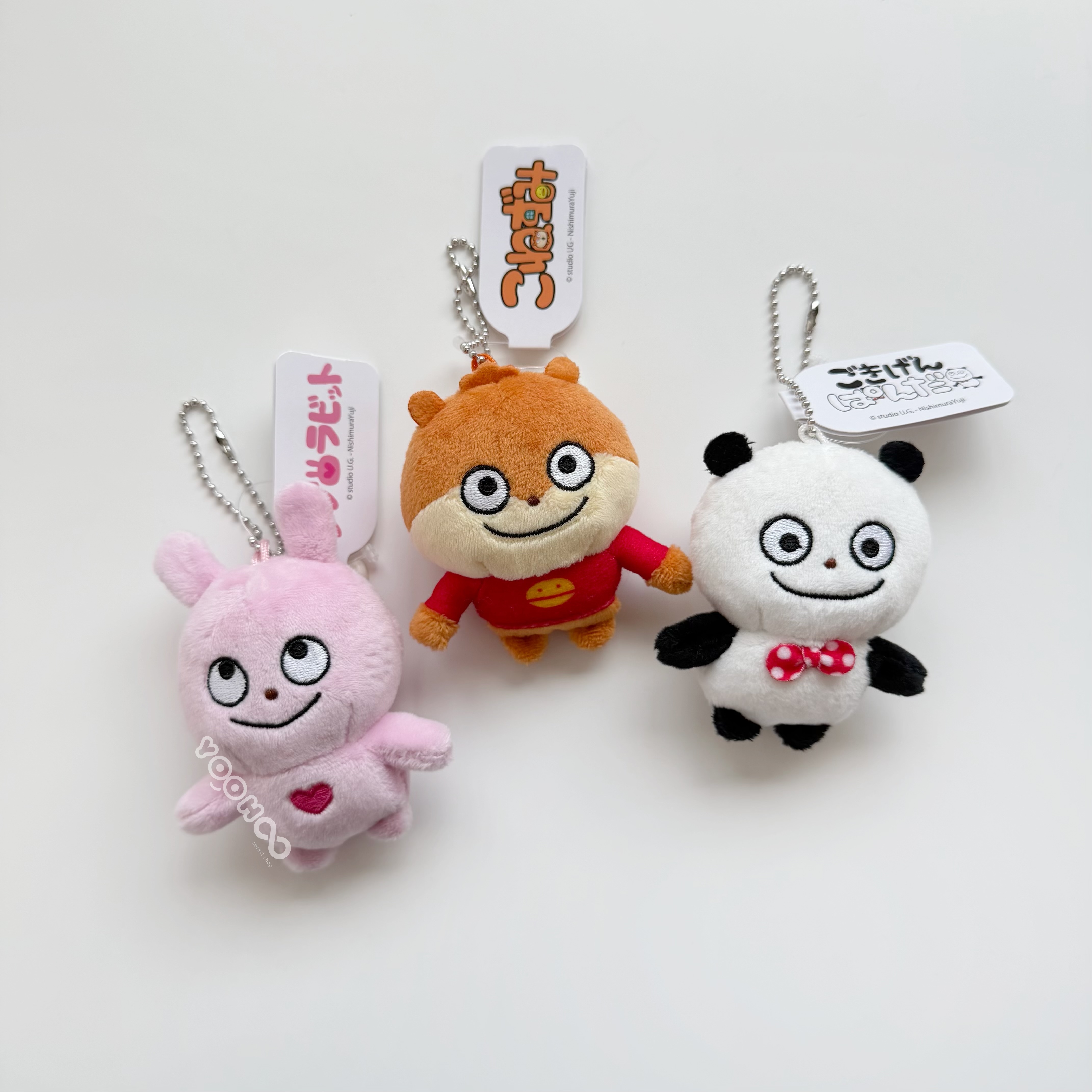 現貨┃西村裕二 戀愛兔 熊貓 小老鼠 別針 吊飾