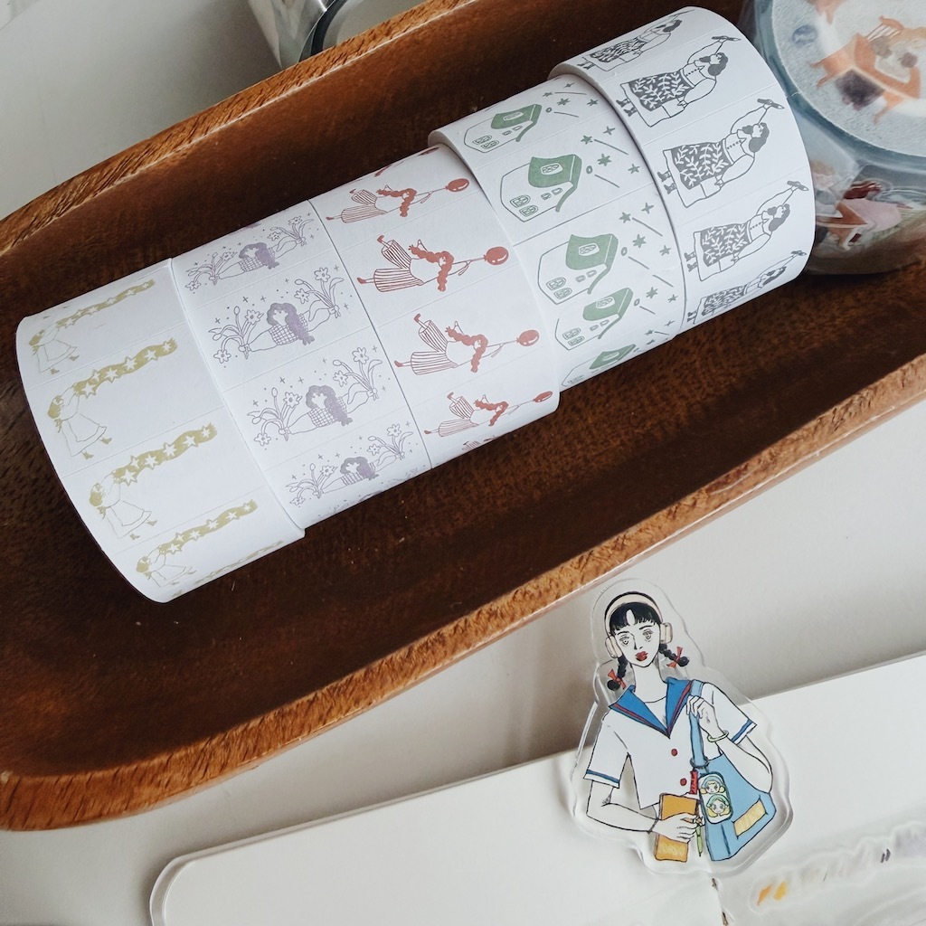 500枚 標籤貼紙 五款可選 ｜森空