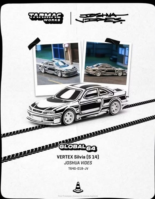 預訂 Pre Order - Tarmac Works Vertex Silvia S14