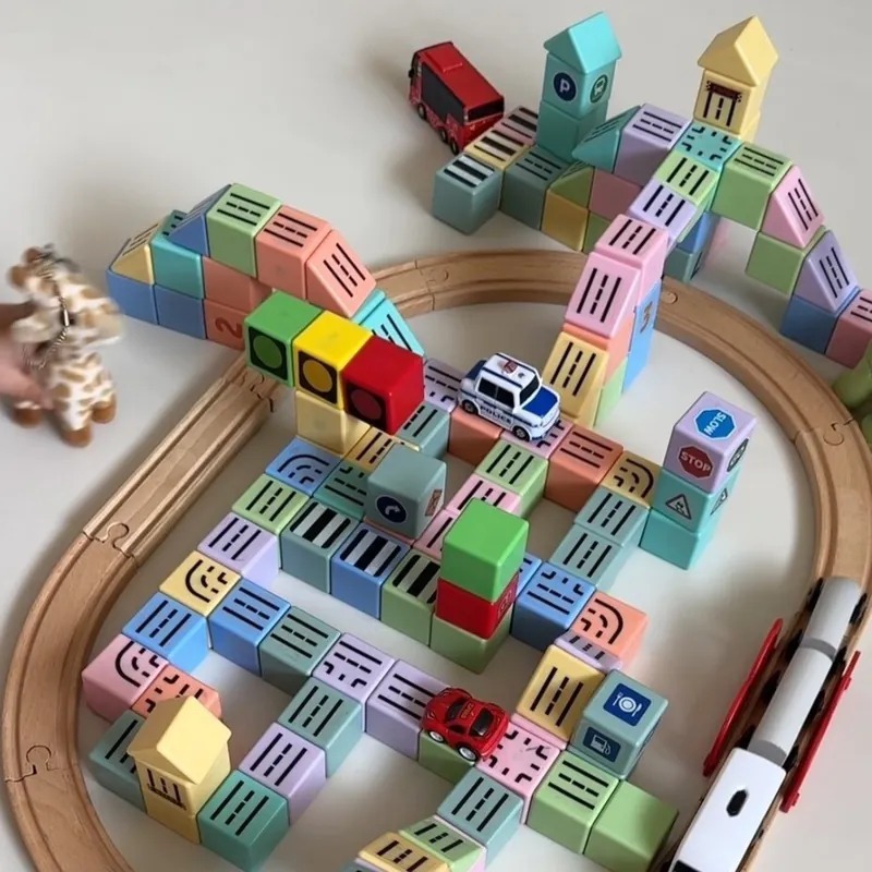 韓國🇰🇷 Bellebaby 磁吸積木貼紙(可重複貼)