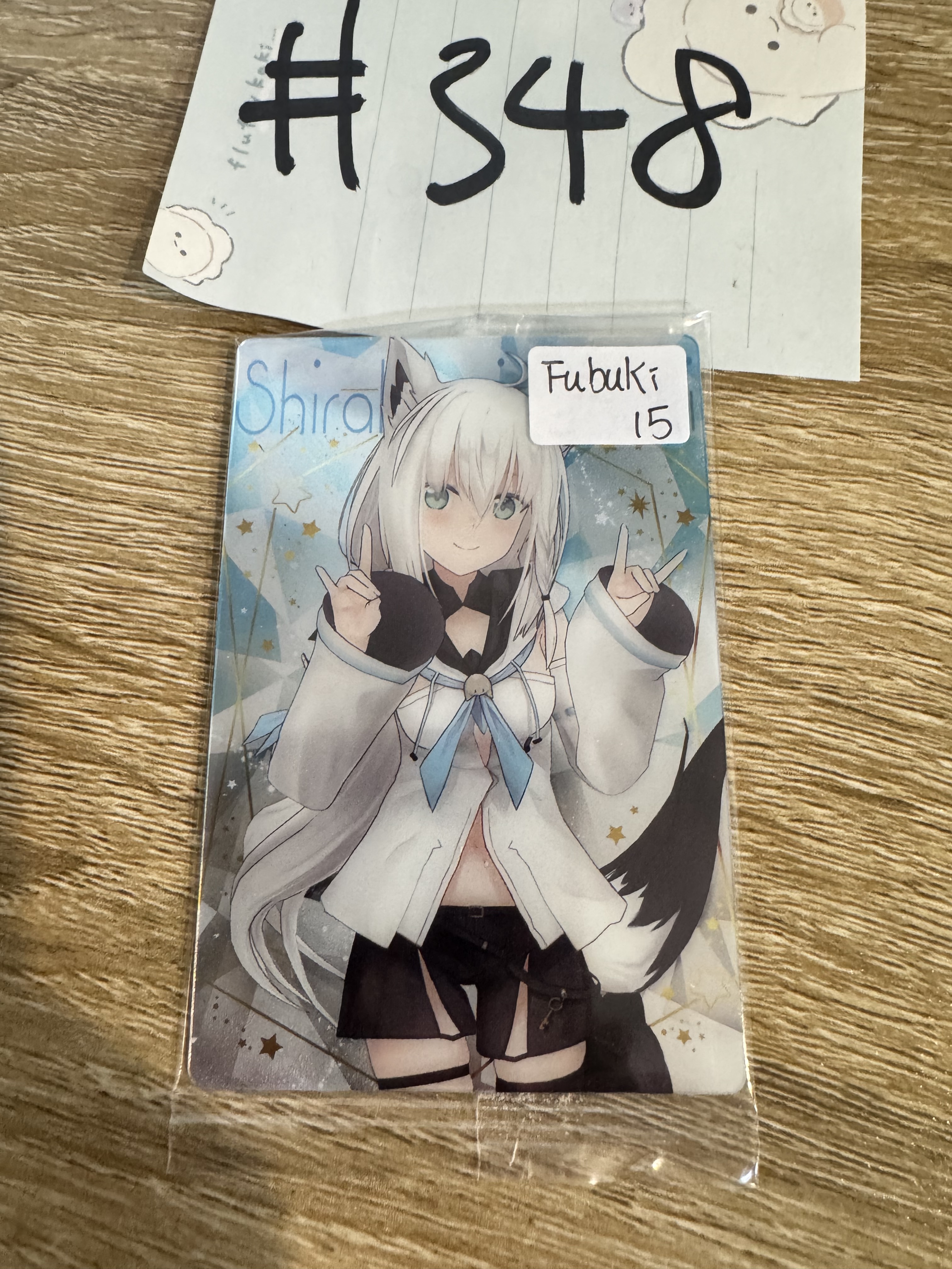 Hololive FUBUKI 小卡  #348