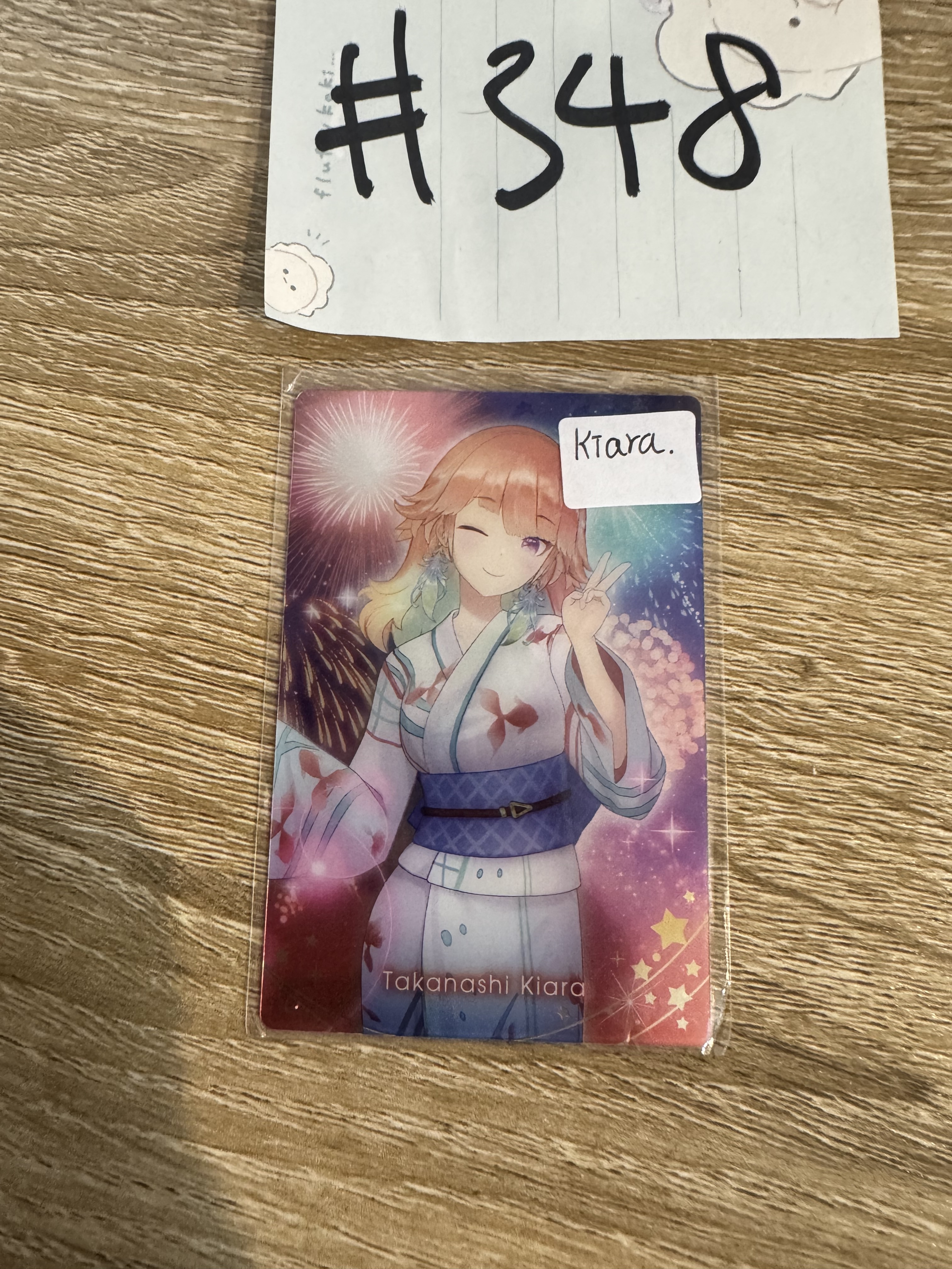 Hololive KIARA 小卡  #348