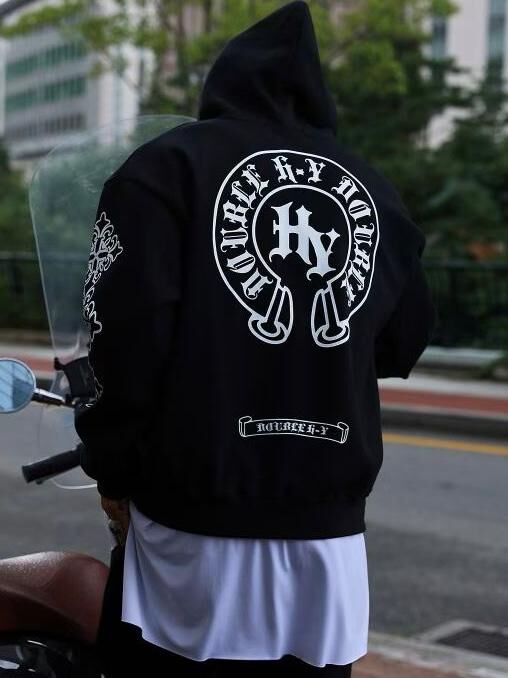 英文字連帽衛衣 Double-B-032T