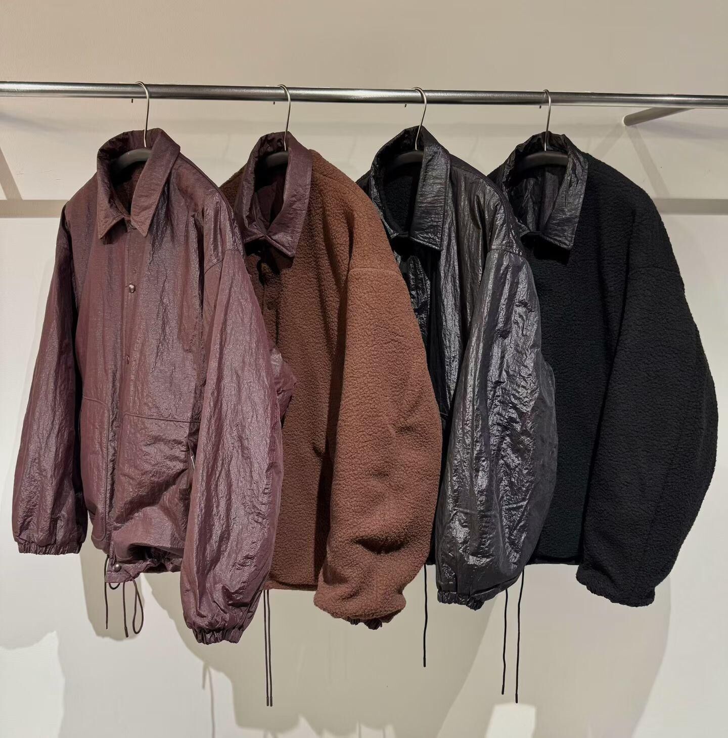 淨色反領開胸外套(雙面) BALLOW-019JK