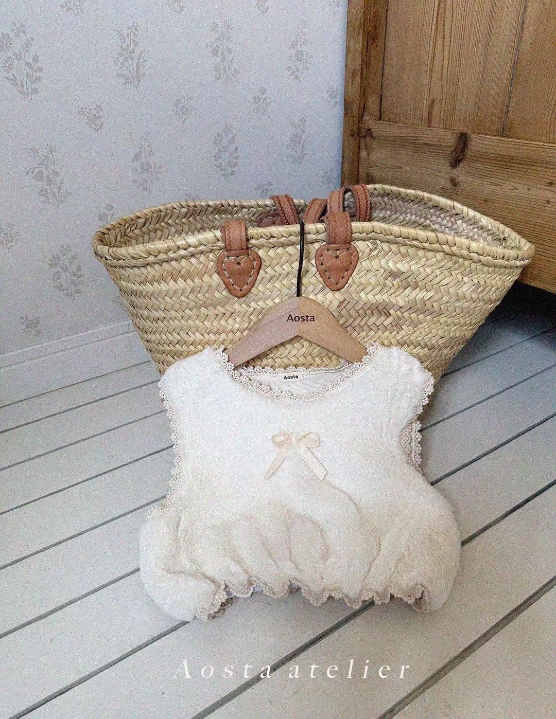 Aosta Furry Ribbon Vest