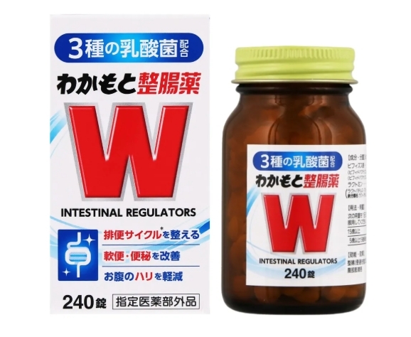 日本 若元錠 Wakamoto 腸胃藥 整腸錠 /240錠