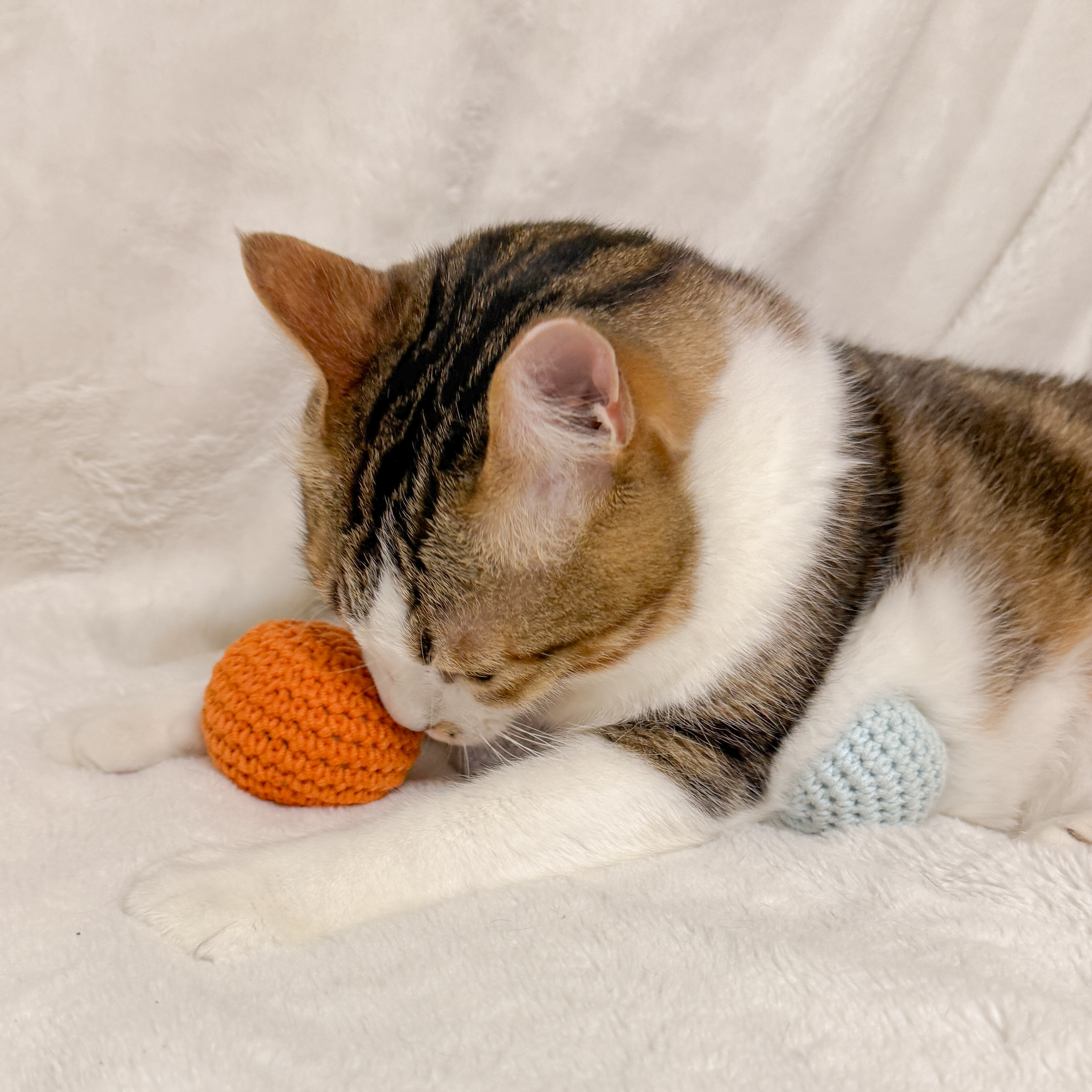 編織小球球｜甜橙色系