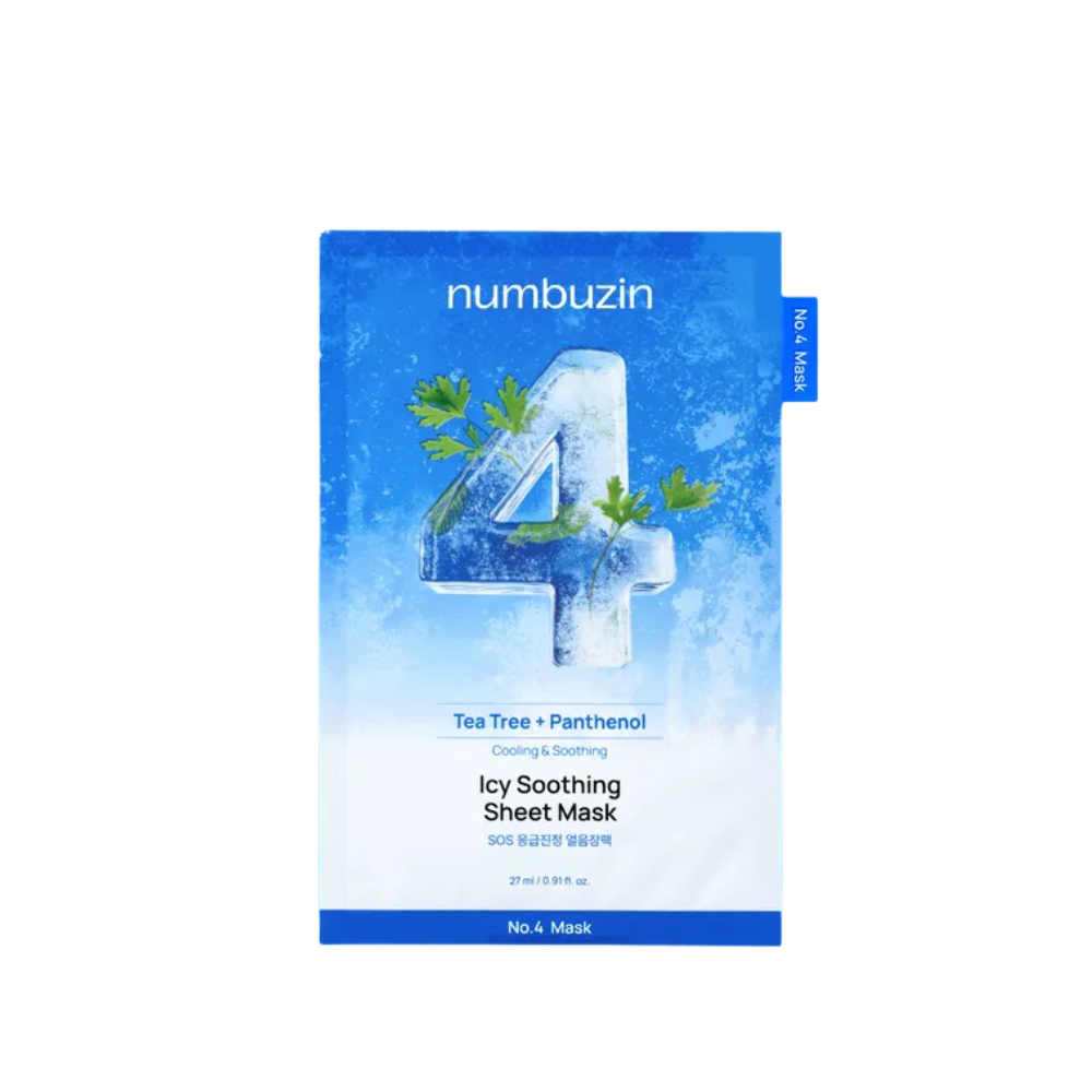 numbuzin  數字面膜 No.4 #急救舒緩艾草果凍面膜 [單片]