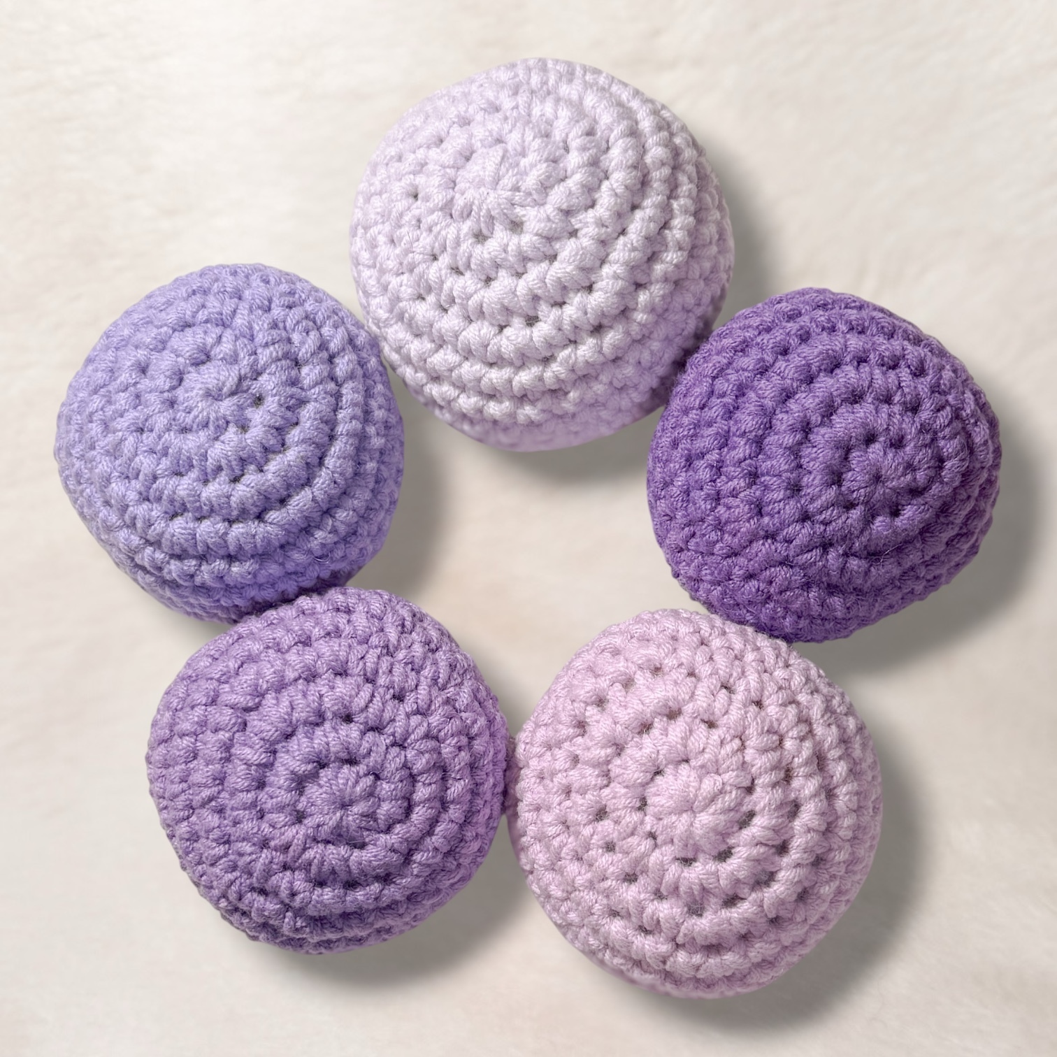 編織小球球｜芋泥色系