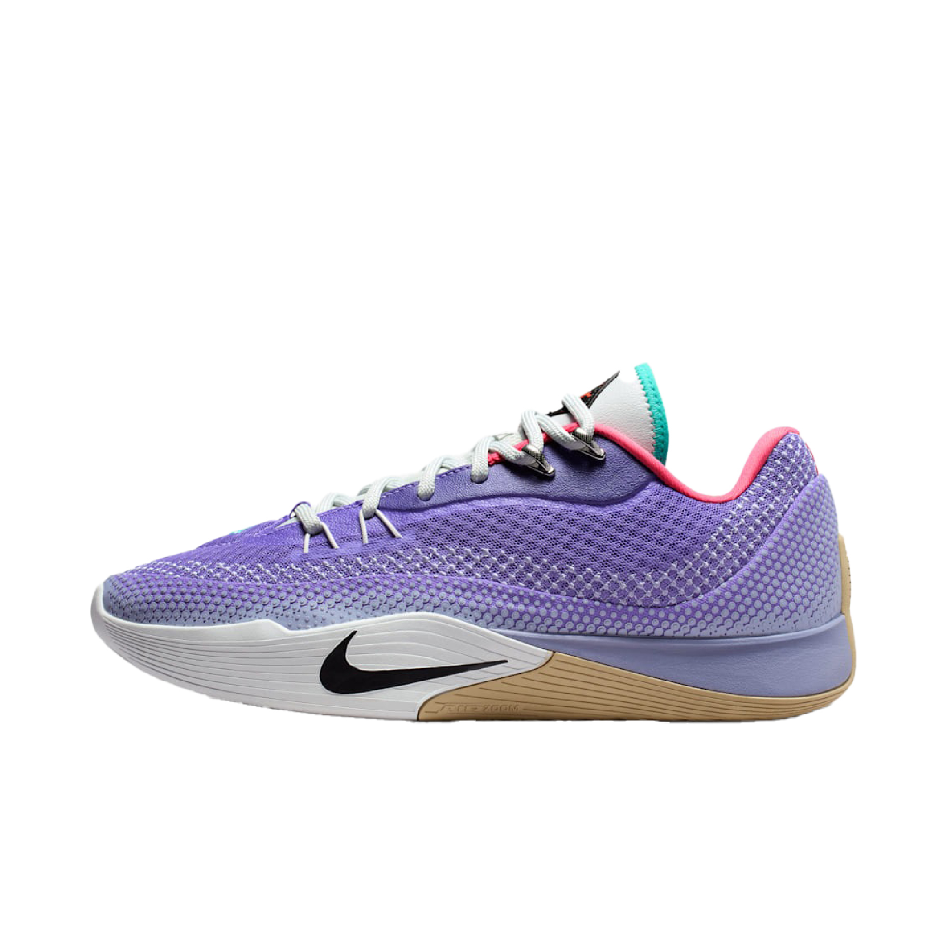 男鞋 NIKE S.T. FLARE EP XDR 'Joker' 紫色 小丑配色 銀扣 戶外耐磨 氣墊 緩震 實戰鞋 籃球鞋【HF0232-500】