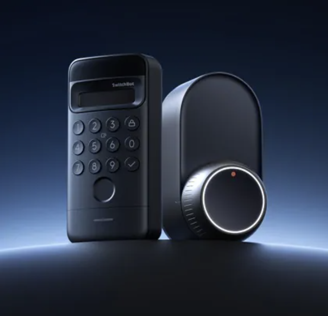 SwitchBot Smart Lock Ultra combo 套裝1【超級智能門鎖】+ Keypad Vision【Vision解鎖器 -人臉/指紋/密碼】