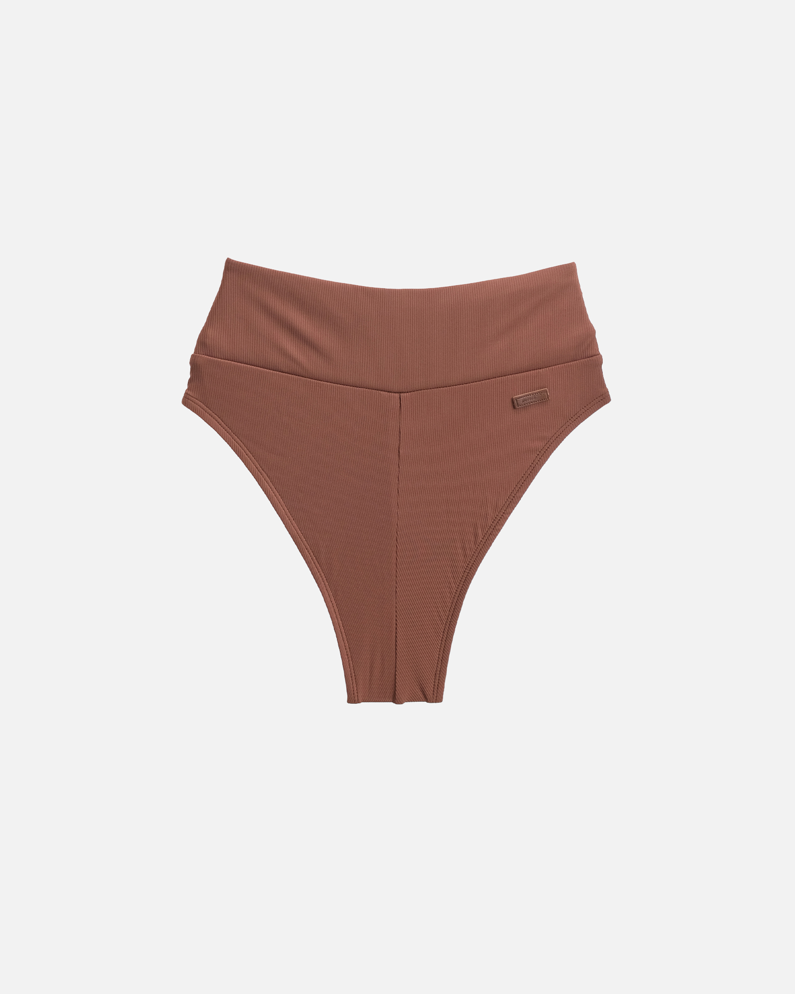 【羅紋咖啡糖】HWm 高腰蜜挖臀泳褲