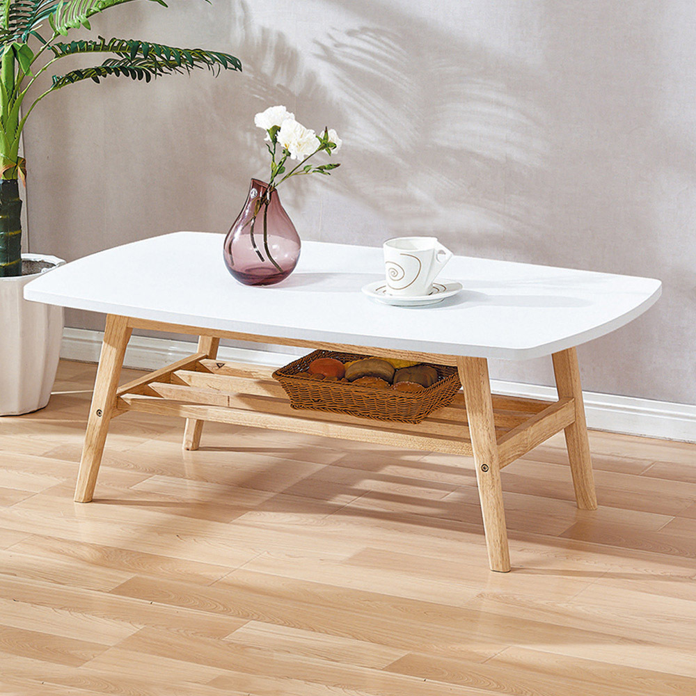 亞倫斯3.3尺雙色大茶几