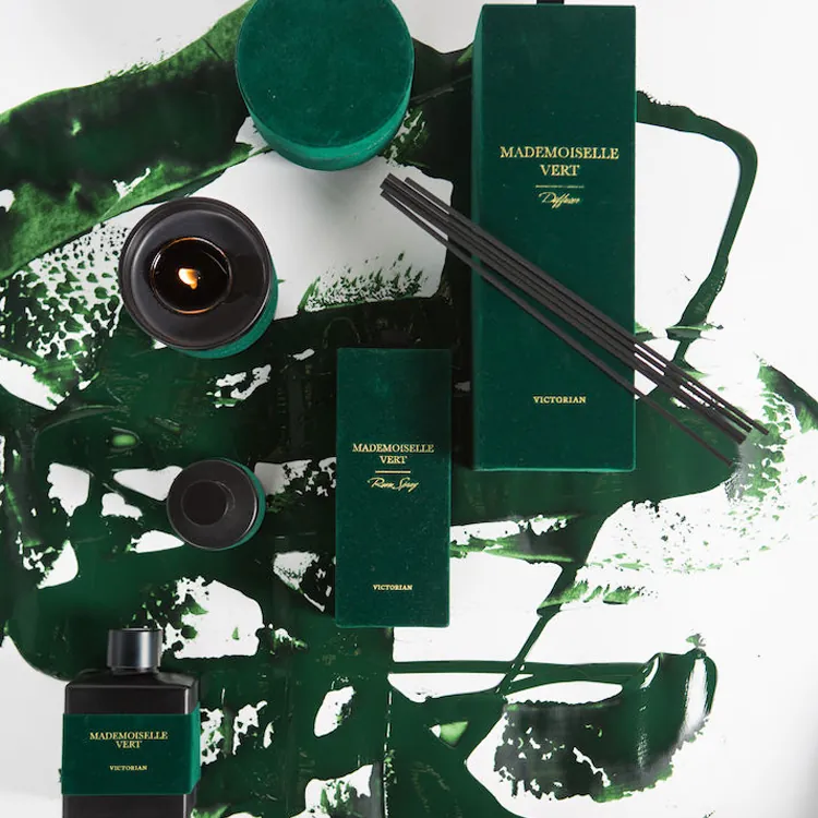 VICTORIAN-Velvet Mademoiselle Vert 甜果香,噴霧、香氛蠟燭、線香