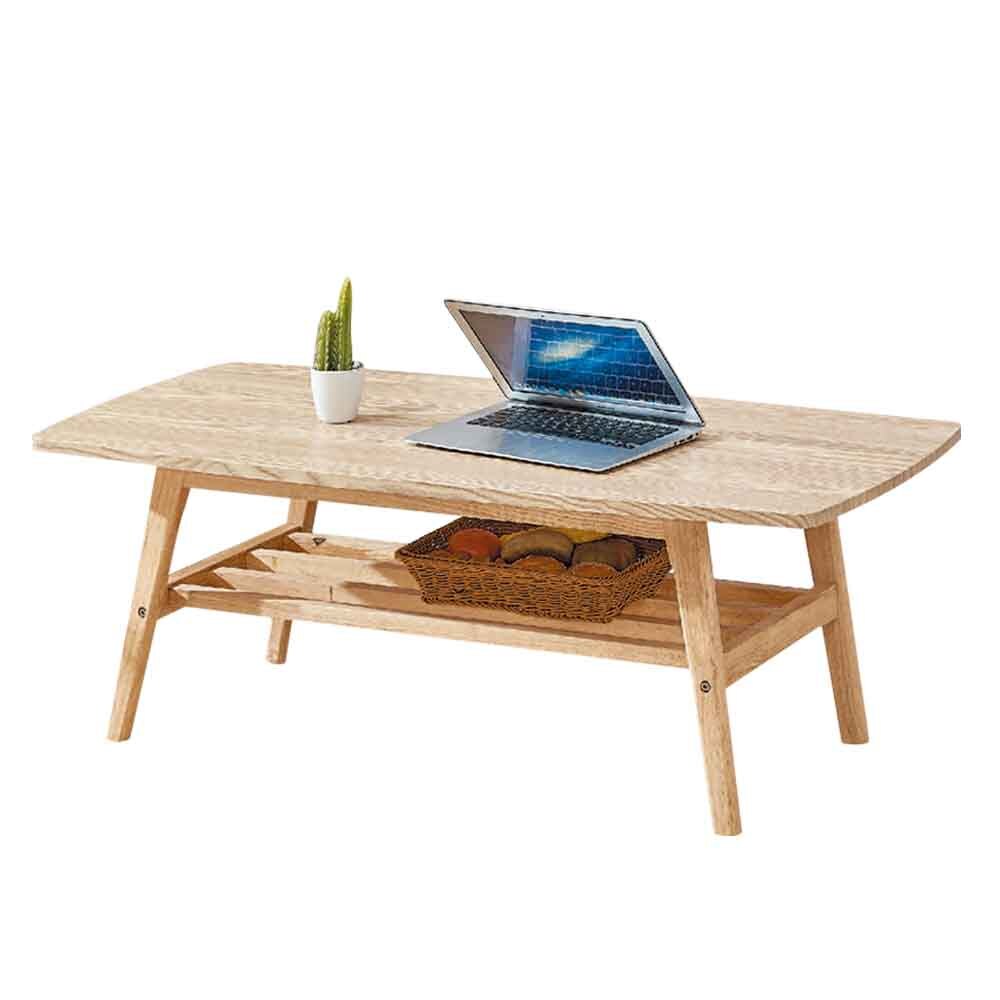 亞倫斯3.3尺原木色大茶几