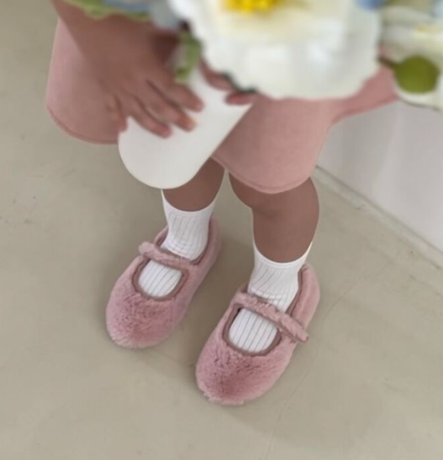 NINOLINDO 毛絨瑪莉珍鞋 FUR maryjane(大人款) - pink