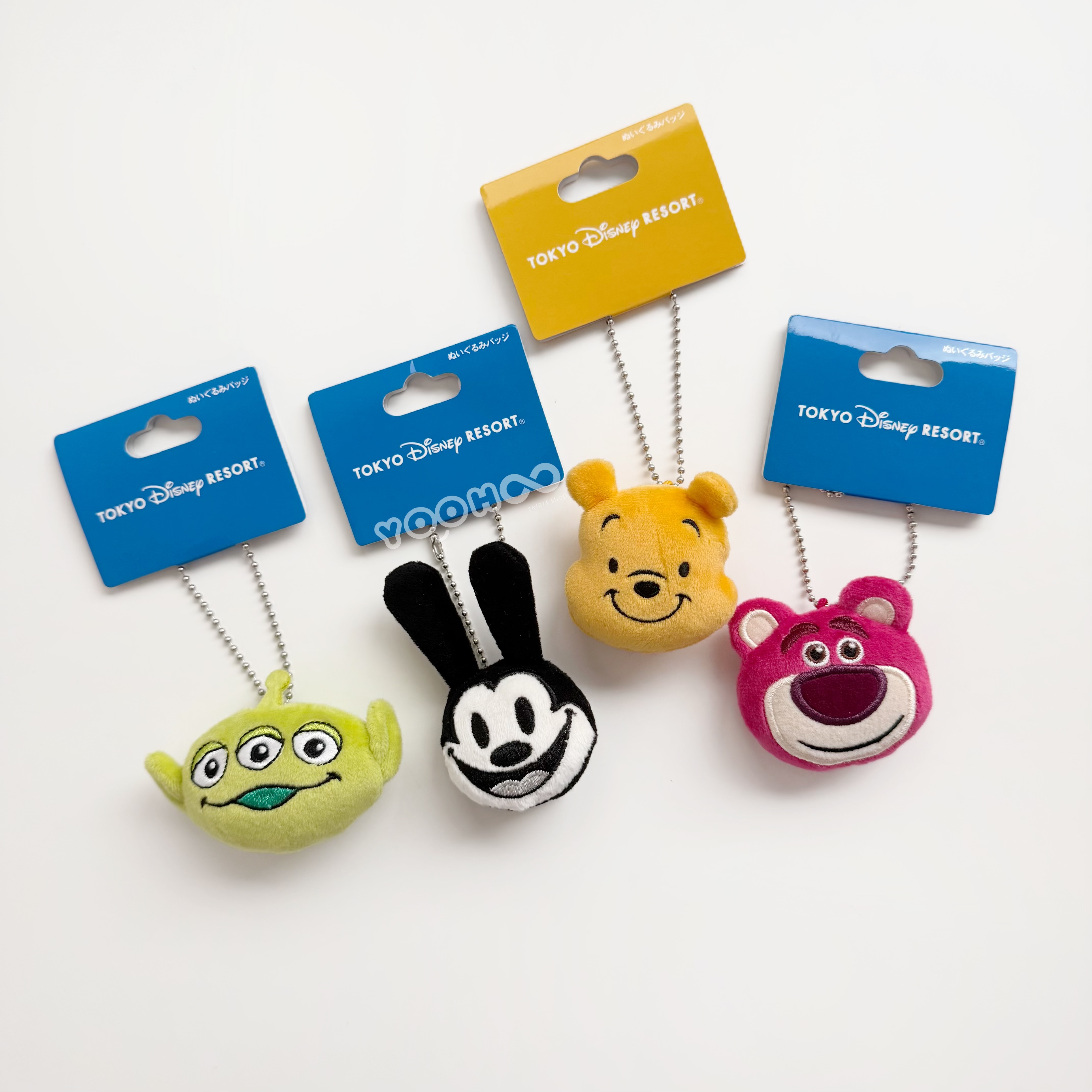 現貨┃Disney 東京迪士尼 三眼怪 奧斯華 維尼 熊抱哥 大頭 別針 吊飾