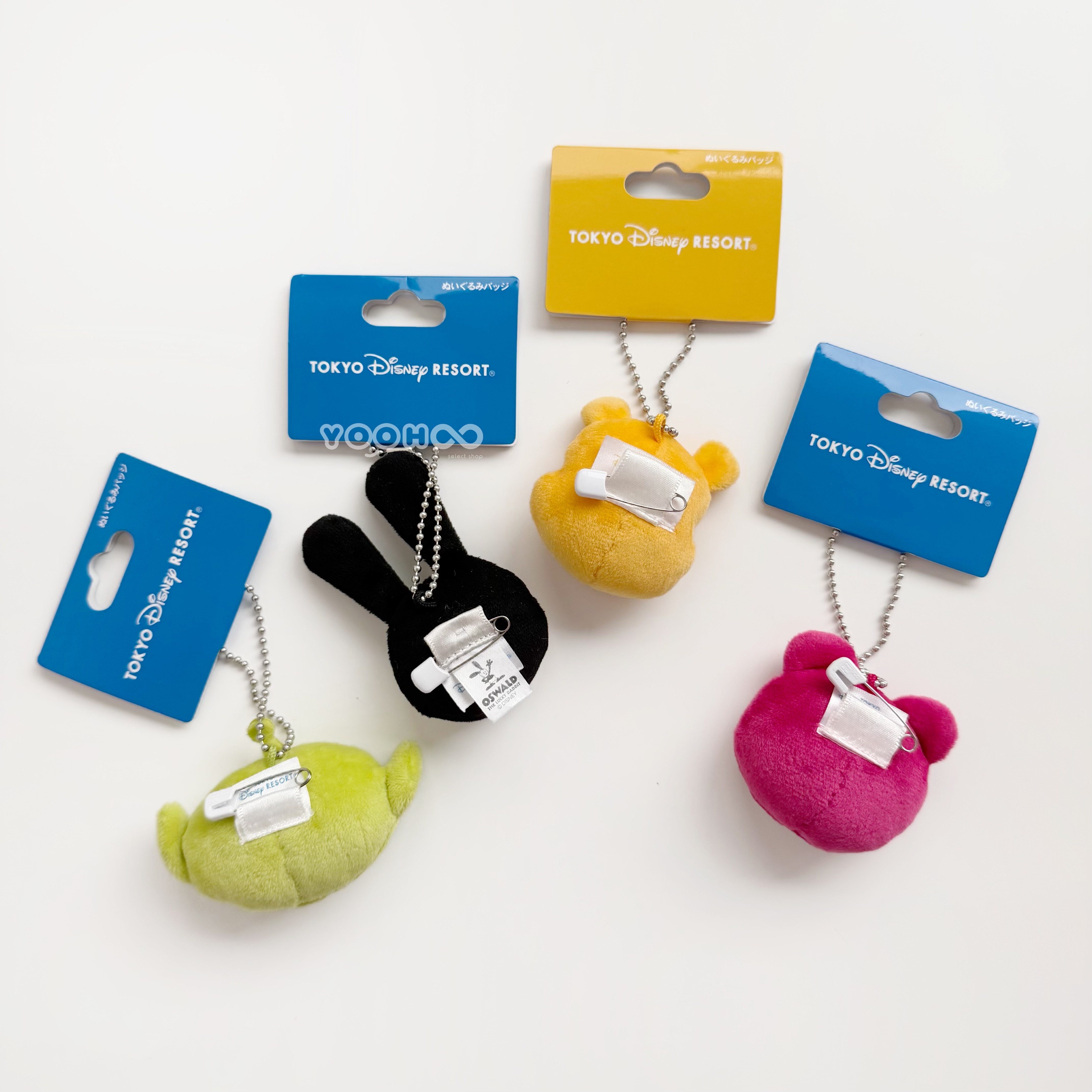 現貨┃Disney 東京迪士尼 三眼怪 奧斯華 維尼 熊抱哥 大頭 別針 吊飾