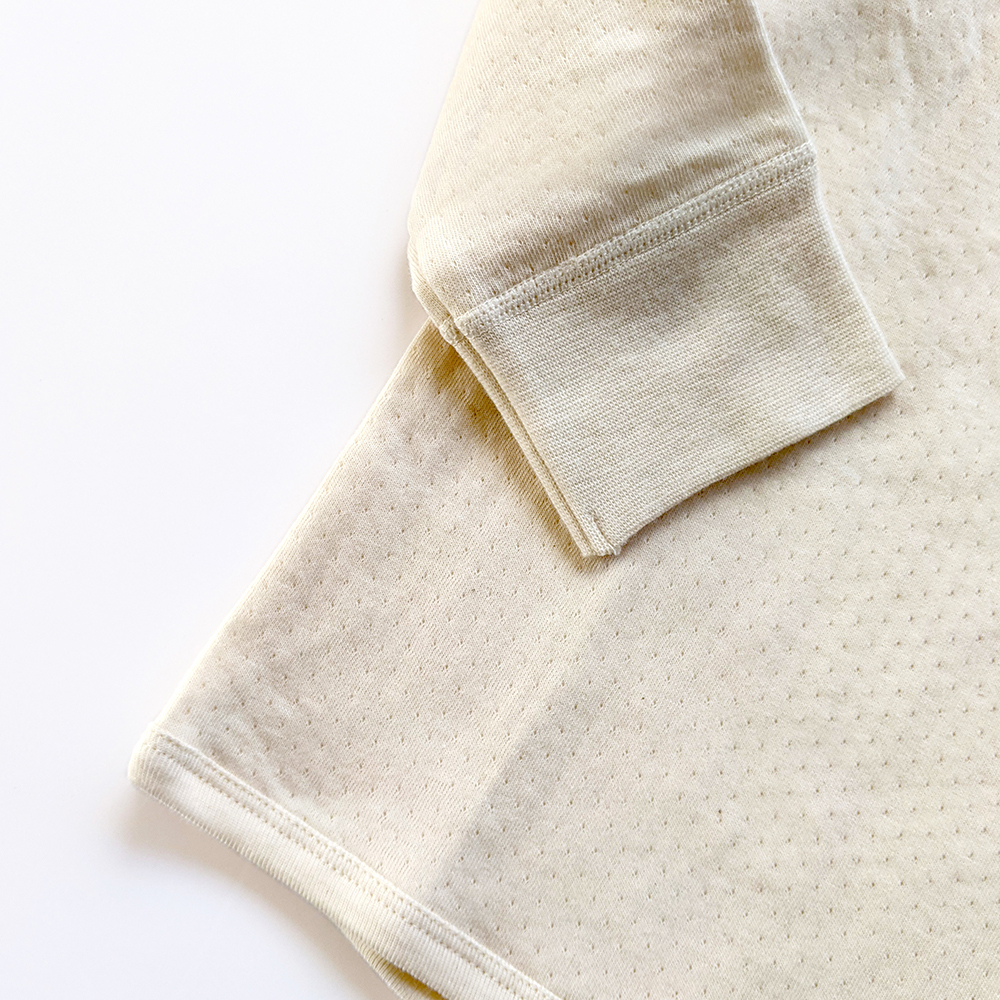 有機棉兒童雙層棉保暖衣 | 藍天畫布有機棉