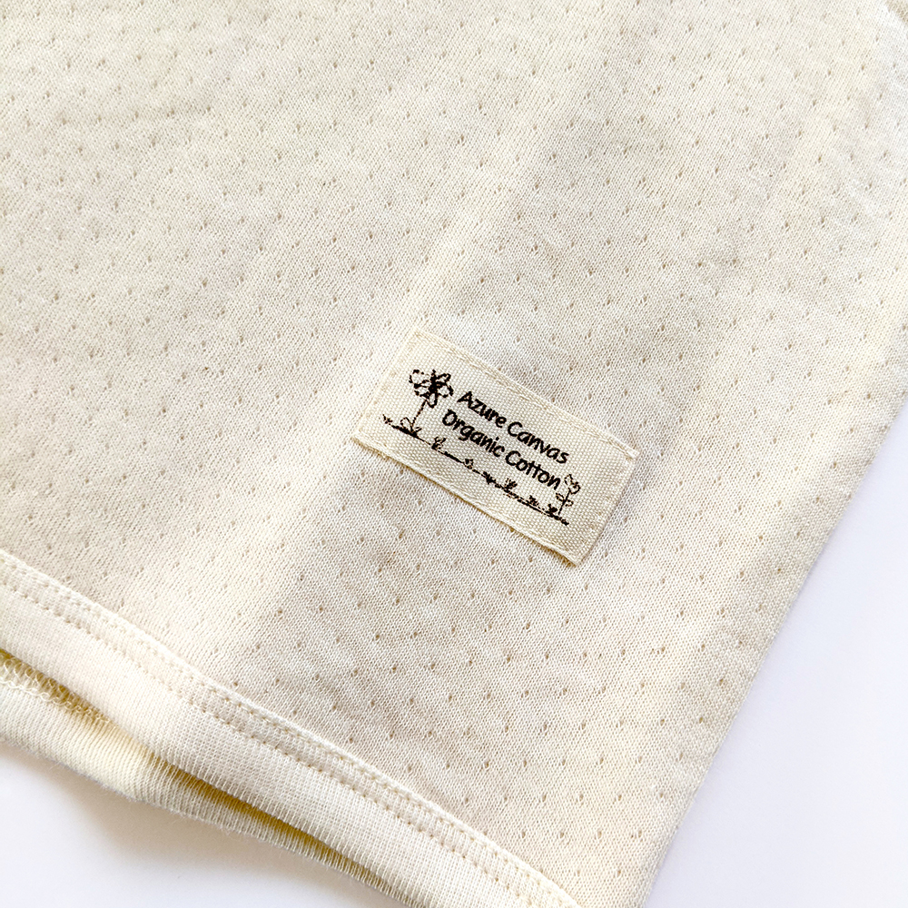 有機棉兒童雙層棉保暖衣 | 藍天畫布有機棉