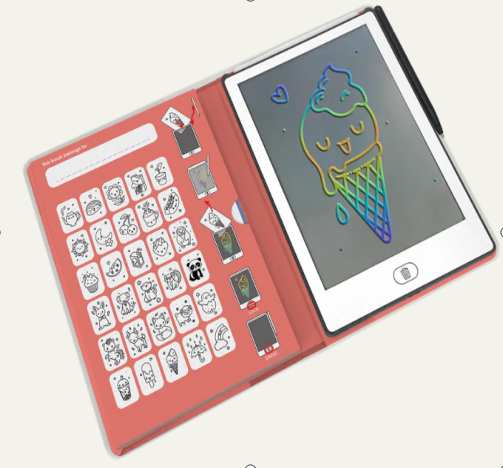 Kidywolf kidydraw-mini drawing pad 30 kawall