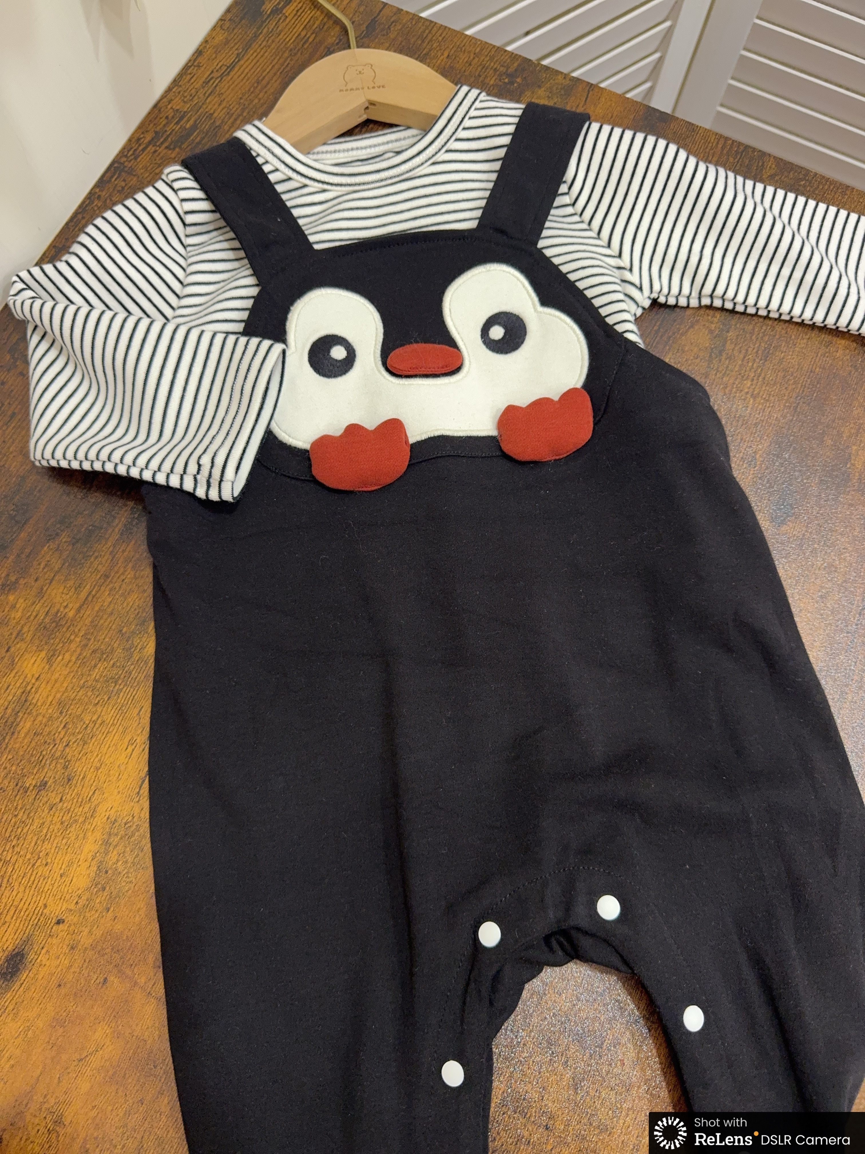 wz35026企鵝吊帶兩件式套裝