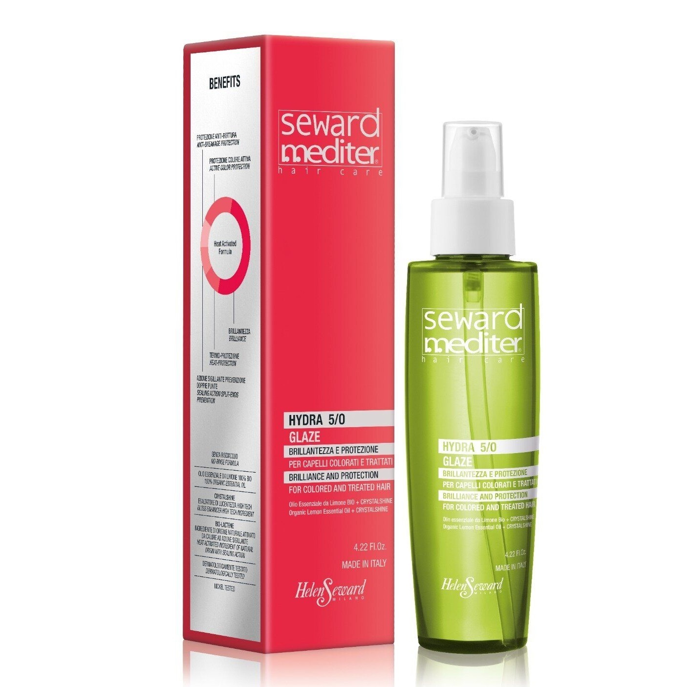 Helen Seward Mediter Hydra Glaze Oil 5O 125ml 有機保濕亮澤髮油 (Authorized Dealer Import)