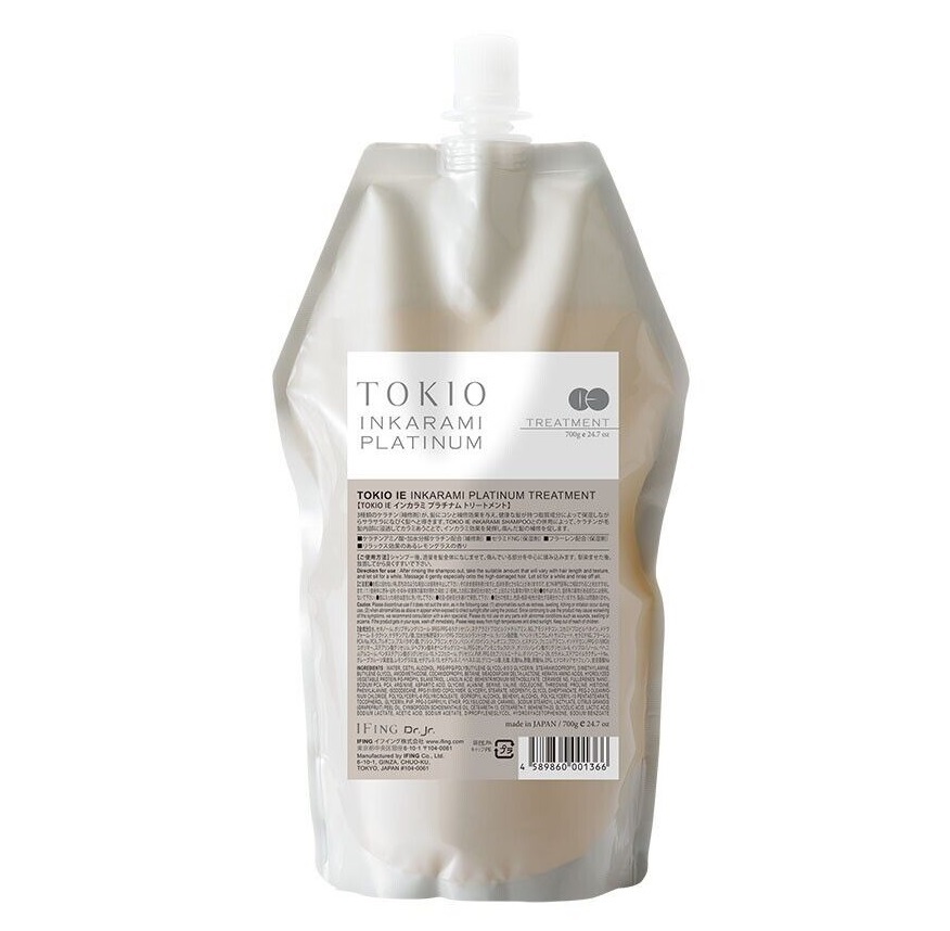 日本 Tokio IE Inkarami Platinum Treatment 700g 喚羽護凝脂髮素