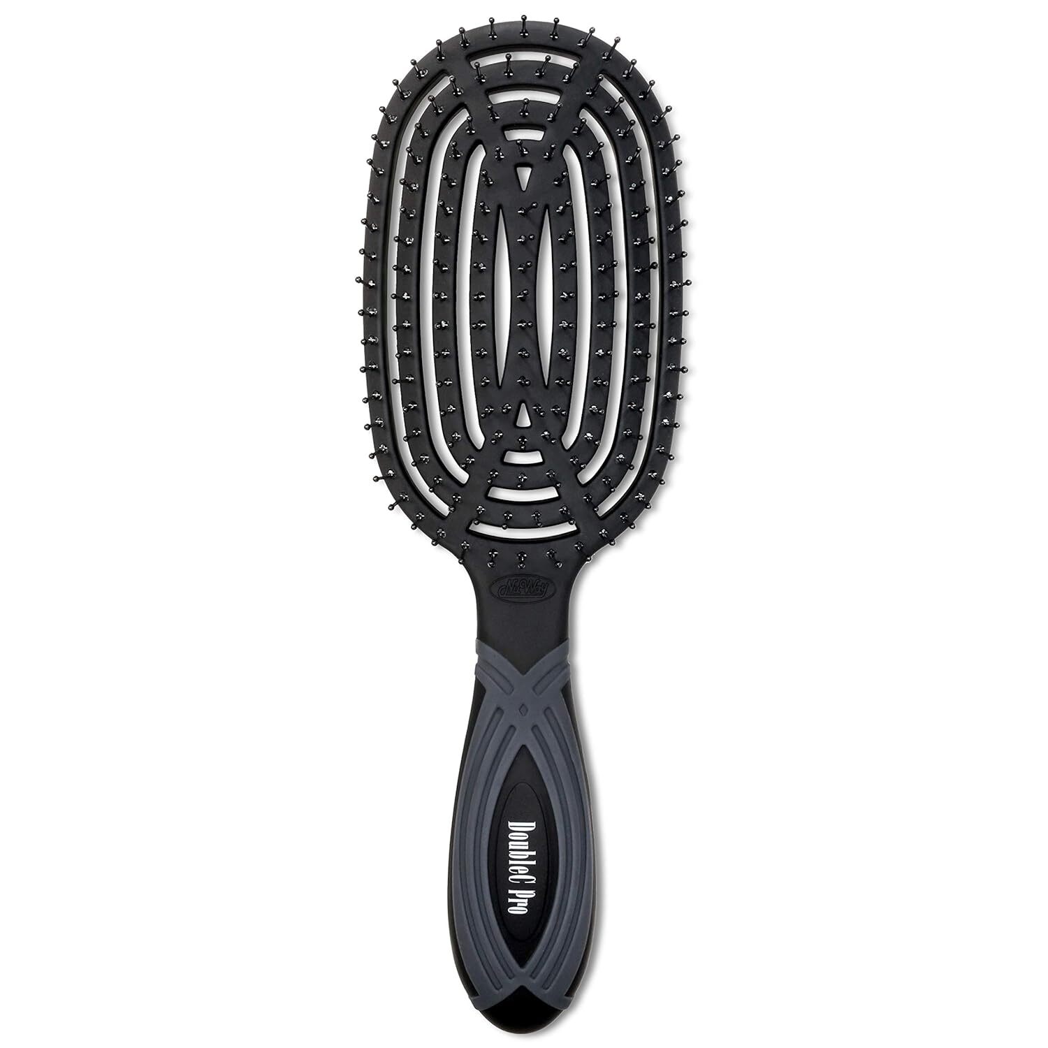 《專業版》Nuway4hair 施魔梳 (DoubleC PRO) (Black) Curved Detangler Brush